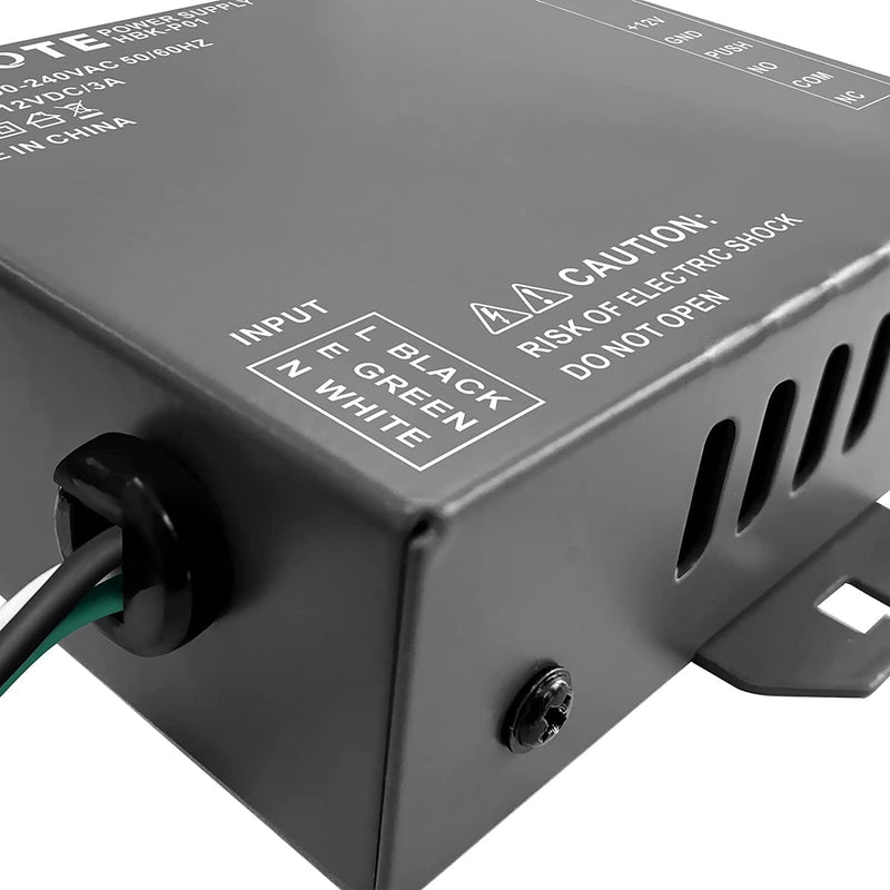 UHPPOTE 12V Netzteil mit Backup-Batterieverbindung für Türzugangskontrollsystem und Gegensprechkamer