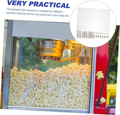 OUNONA Türverkleidungszubehör für kommerzielle Popcornmaschinen Popcorn-Maker, durchsichtiges Bedien