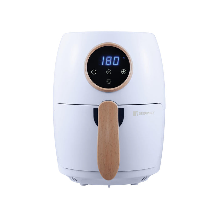 BERGNER Naturally | AirFryer 2 L | Freidora de Aire 1000 W | Temperatura desde 80-200ºC | Temporizad