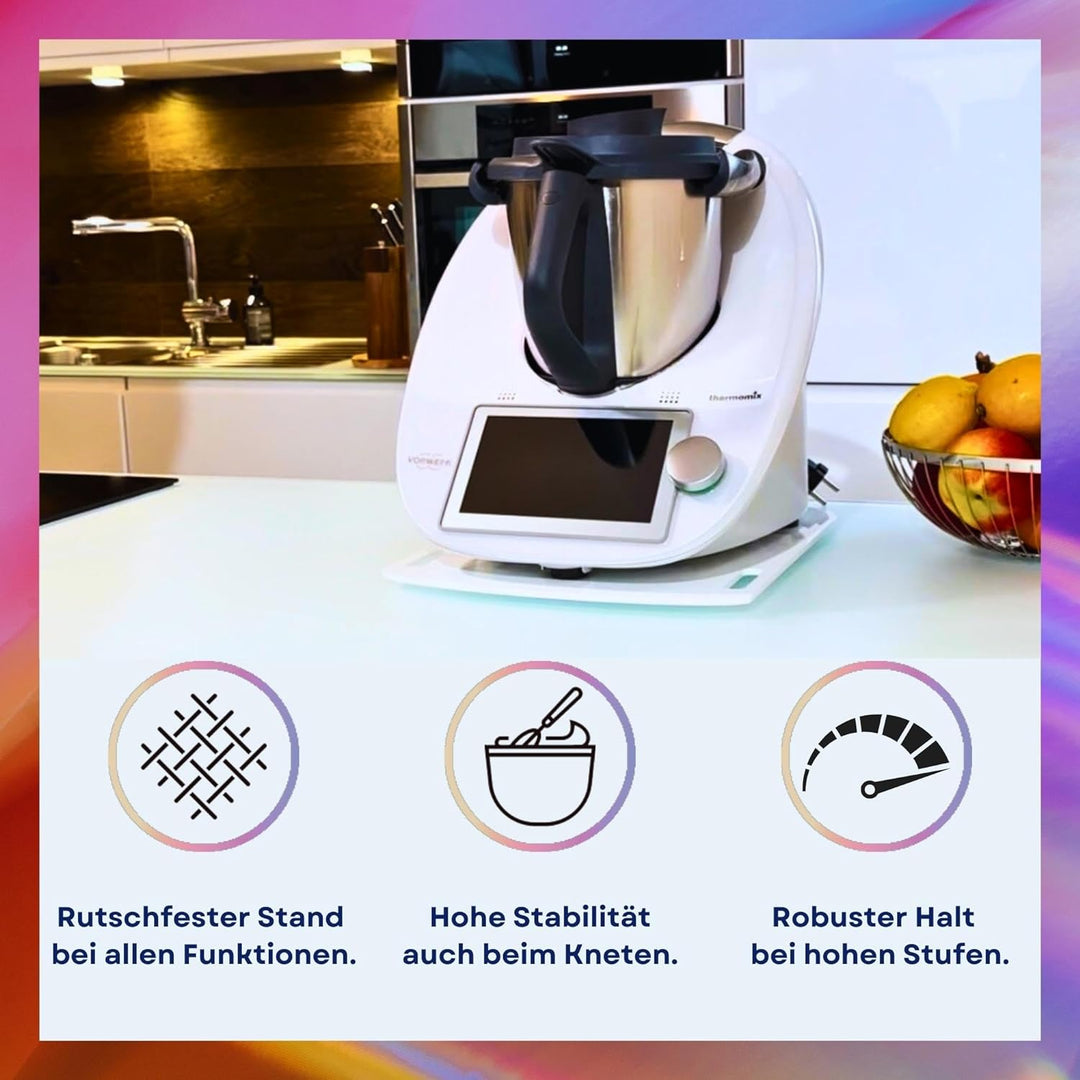 DanGood! #MOVEit Gleitbrett für den Thermomix TM5 TM6 TM31 Vorwerk Küchenmaschinen aus hochwertigem