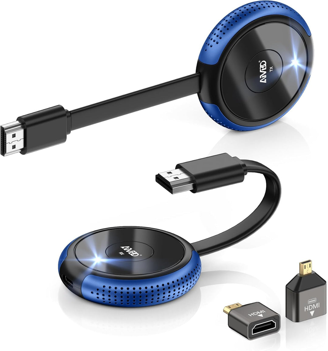 Wireless HDMI Transmitter and Receiver 4K 5G - Kabellos Sender Empfänger, HDMI Funkübertragung von L