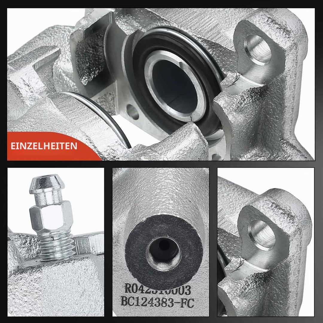 Frankberg 2x Bremssattel Bremszange Hinterachse Kompatibel mit C-Klasse W202 1993-2000 E-Klasse W124