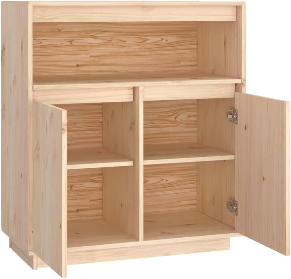 FIRBNUS 70x34x80 cm Aufbewahrungsschrank Bücherschranks Beistellschrank Beistelltisch Badezimmerschr