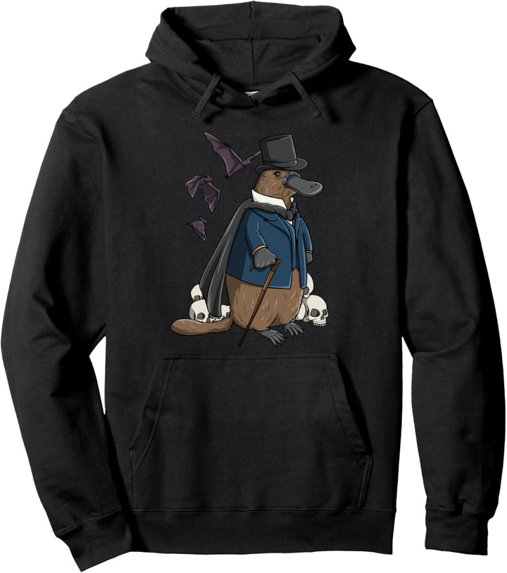 Grunge Platypus Graphic Emo Platypus Lovers Pullover Hoodie