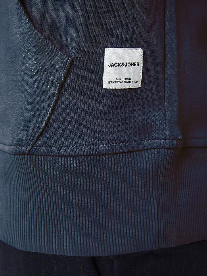 JACK &amp; JONES Male Kapuzenpullover Einfarbig Kapuzenpullover | Hoodie XS Insignia Blue, XS Insignia B