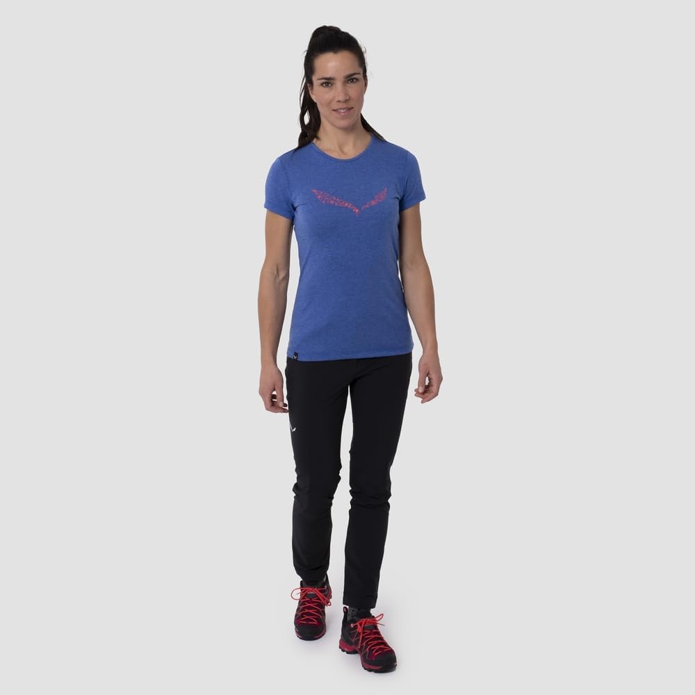 Salewa Solidlogo Dri-Release® T-Shirt Damen M Electric Melange, M Electric Melange