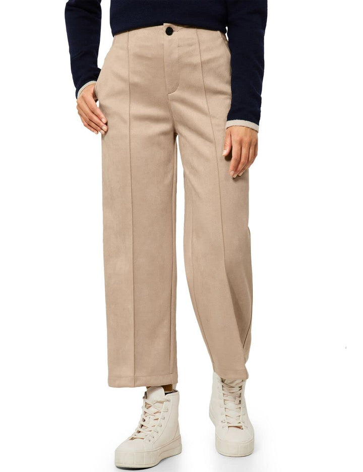 Street One Damen Kunstlederhose A375932 40W / 26L Light Buff Sand, 40W / 26L Light Buff Sand