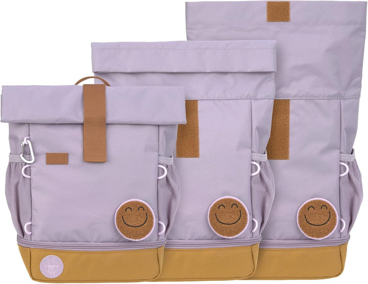 LÄSSIG Kindergartenrucksack Kinderrucksack Rolltop mit Brustgurt wasserabweisend, 11 Liter/Mini Roll