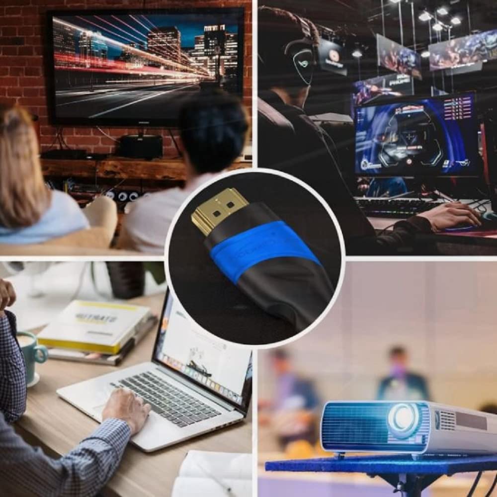 KabelDirekt – 8K & 4K HDMI Kabel – 10x 3m – Entwickelt in Deutschland – Für jedes HDMI-Kabel Setup (