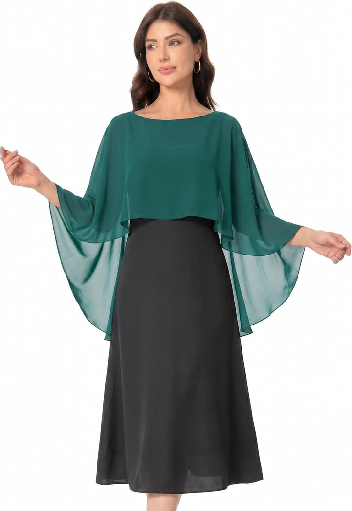 Baoqiya Damen 100 cm Einheitsgrösse Tealgreen, Einheitsgrösse Tealgreen