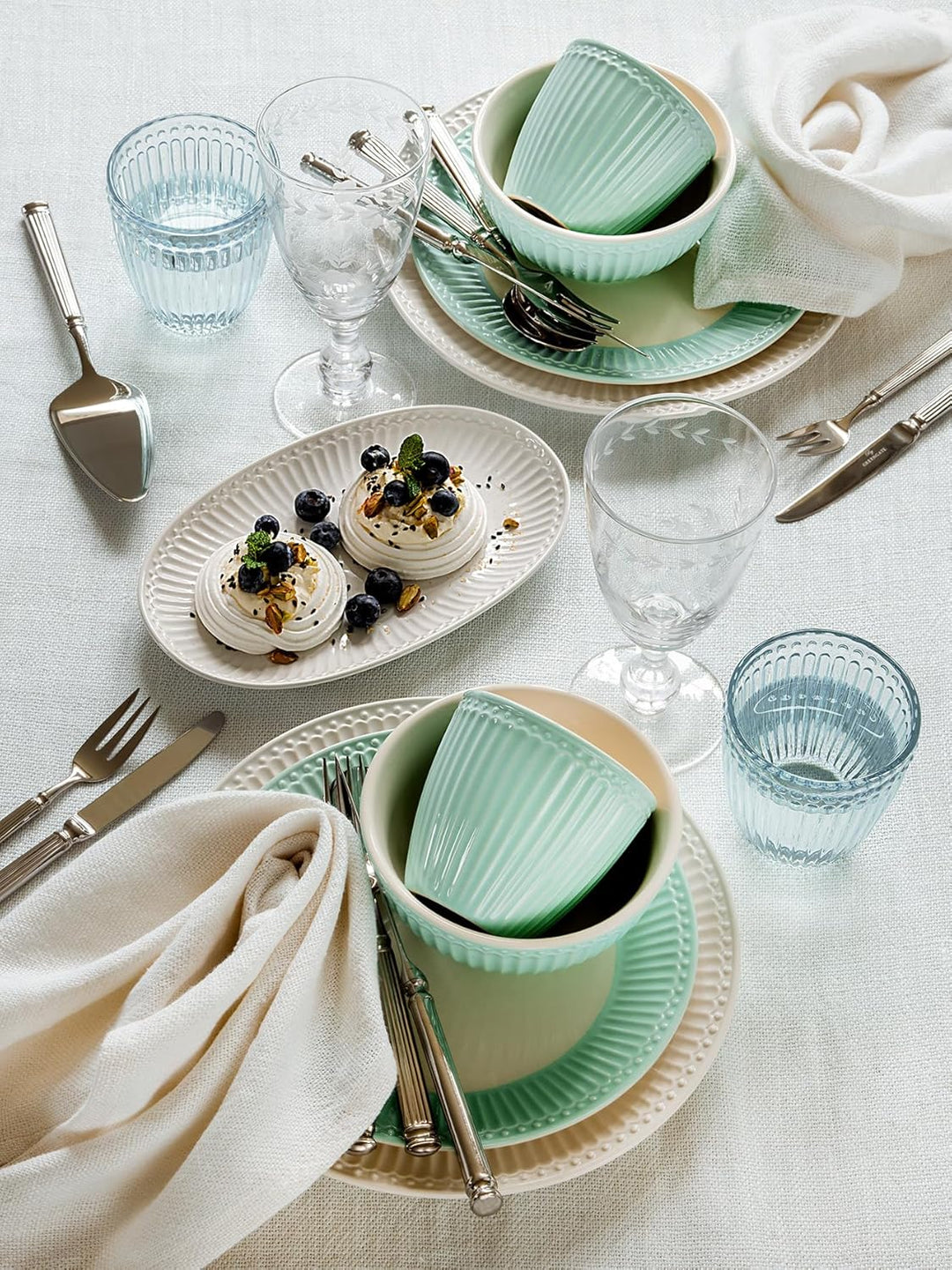 GreenGate Teekanne - Teapot - Alice Pale Green