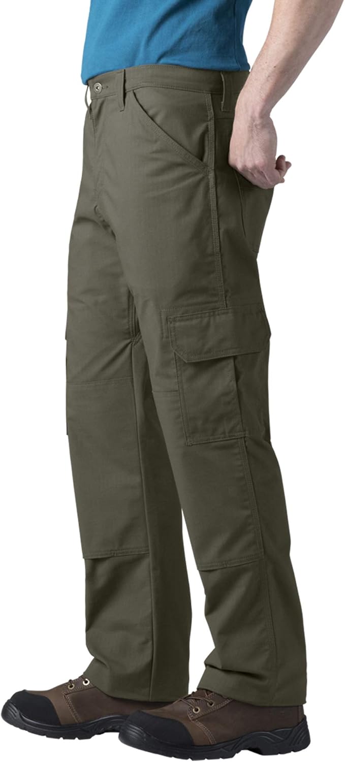 Dickies Herren Duratech Ranger Ripstop Cargohose Arbeitshose, 34W / 34L Moosgrün V1