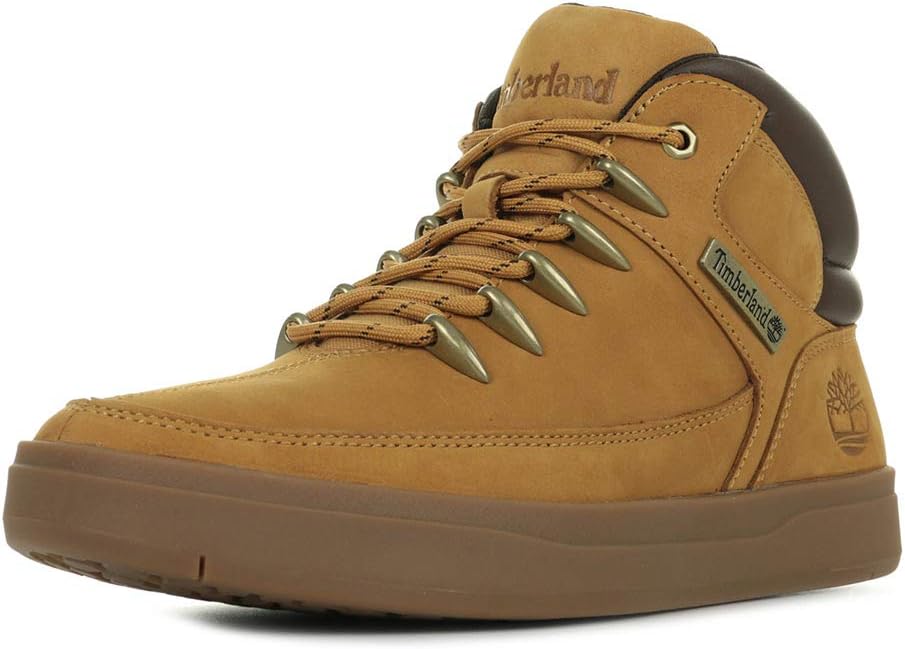 Timberland Herren Davis Square Hiker Stiefel 41 EU Wheat Nubuck, 41 EU Wheat Nubuck