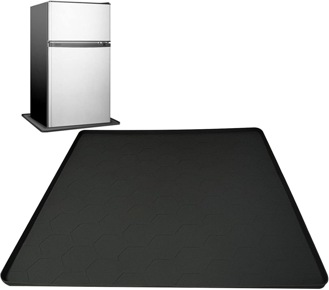 -Kühlschrank-Silikonmatte, Kühlschrankmatte mit erhöhtem Rand, multifunktionaler Bodenschutz für -Kü