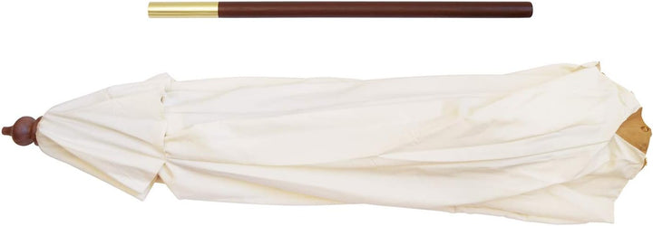 Kai Wiechmann Sonnenschirm 300 cm edel Windauslass UV-Schutz 50+ Naturweiss, Naturweiß