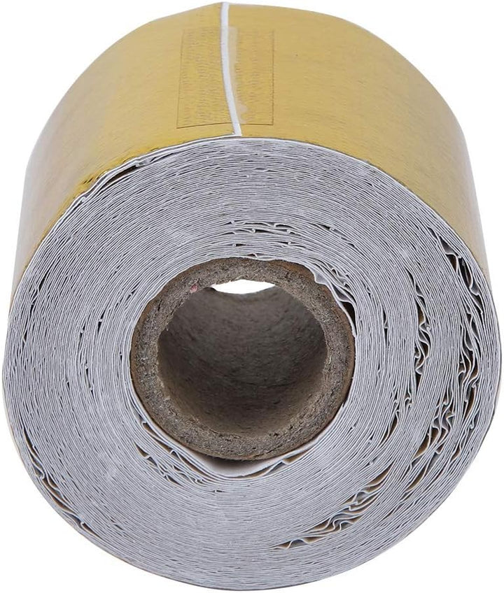 Auto Hitzeschutzfolie, 1 Rolle Goldene Aluminiumfolie Selbstklebend Reflektierendes Hitzeschild Kleb