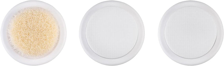 Eincremhilfen: 2er-Set Rücken-Eincremehilfen & Duschbürsten, 6 Köpfe, klappbar 41,5cm (Rückeneincrem