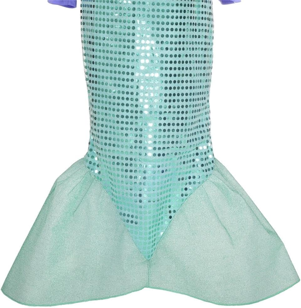 Lito Angels Prinzessin Arielle Meerjungfrau Kleid Kostüm Cosplay Party Verkleidung für Kinder Mädche