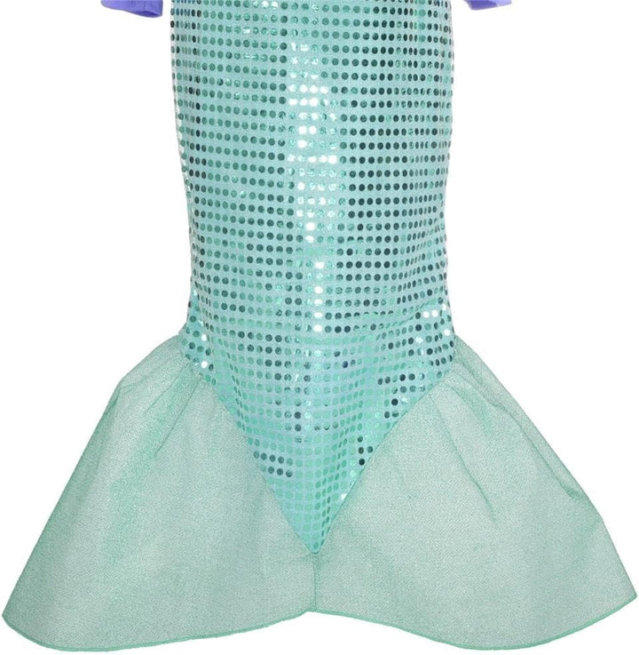 Lito Angels Prinzessin Arielle Meerjungfrau Kleid Kostüm Cosplay Party Verkleidung für Kinder Mädche