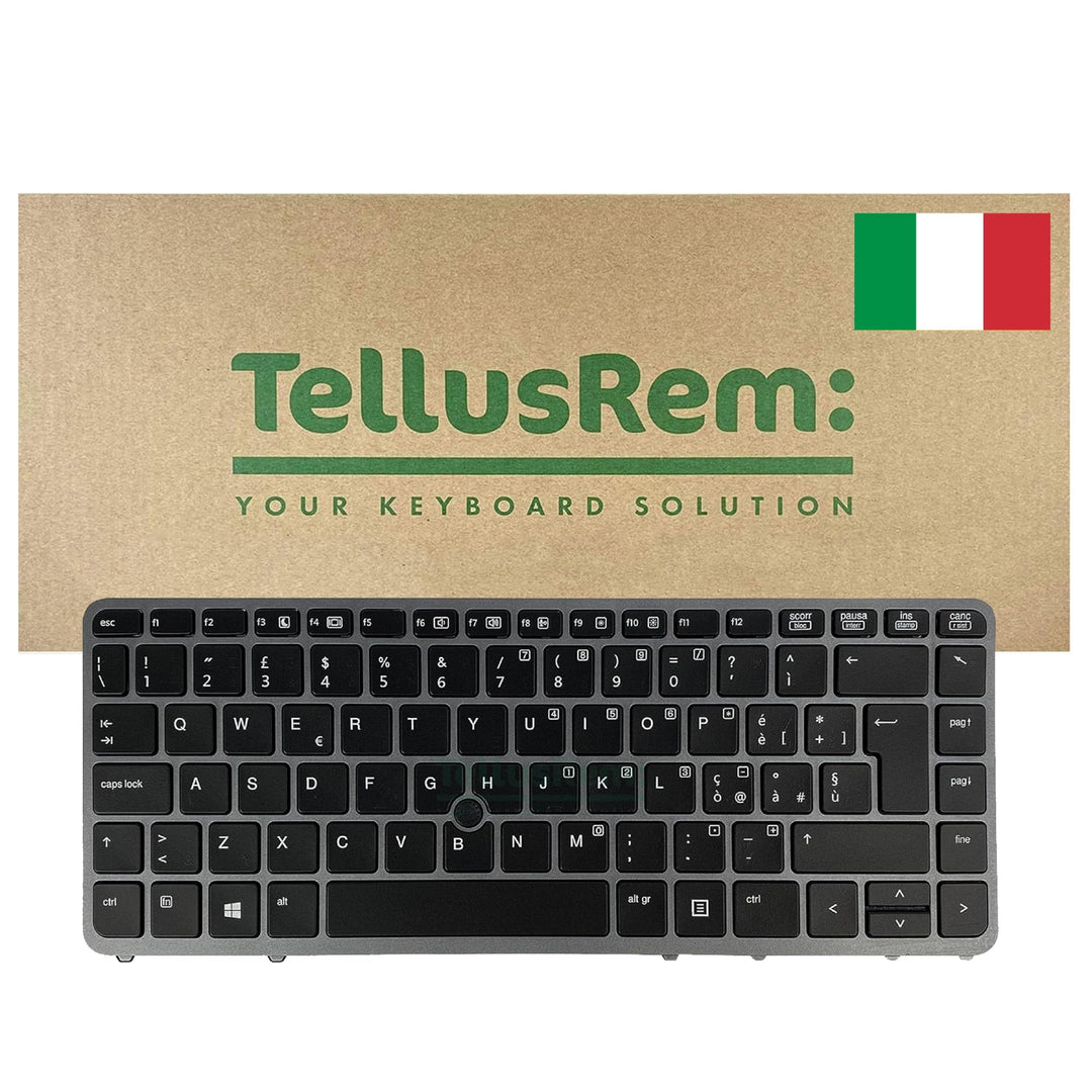 ersatztastatur Italienisch Nicht Hintergrundbeleuchtung für HP 840 G1, 840 G2, 850 G1, 850 G2 Non-Ba