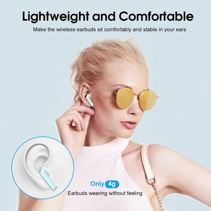 OYIB Bluetooth 5.3 Kopfhörer In Ear, 2023 Neue Bluetooth 5.3 Kabellos Kopfhörer mit 4 ENC Mikro, Imm