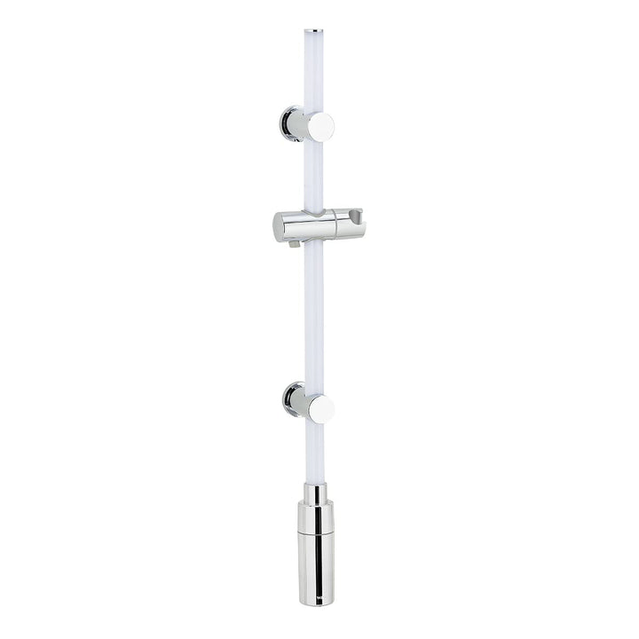 WENKO LED Design-Duschstange mit integrierter, einheitlicher & vollflächiger Beleuchtung, energiespa