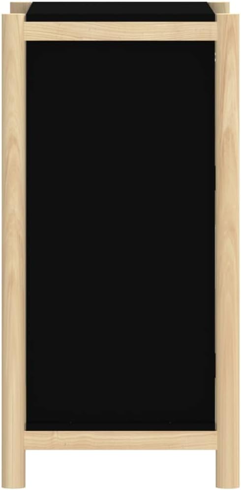 FIRBNUS Komodenschrank 62x38x75 cm mit Holzbeine und 2 Schubladen TV Schrank Highboard Aufbewahrungs