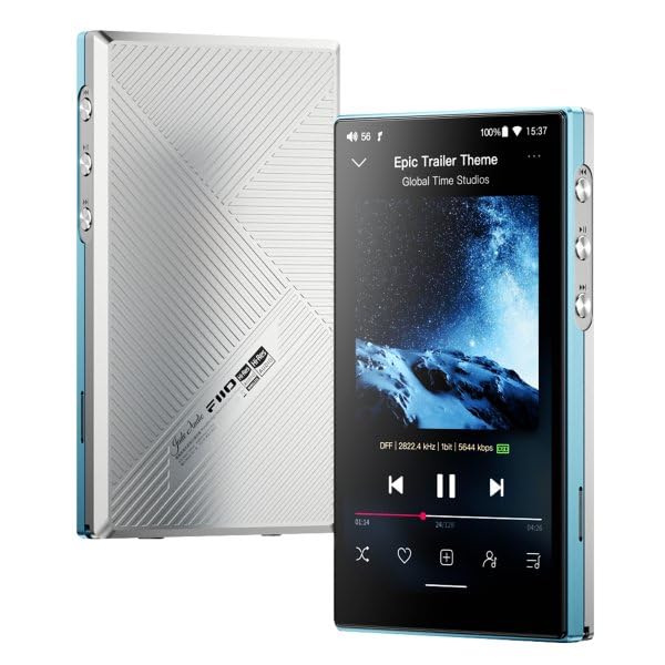 FiiO JM21 Digitaler Audio-Player mit 4 + 64 GB Speicher, Himmelblau, himmelblau