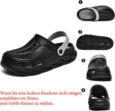 GULAKY Clogs & Pantoletten für Herren Gartenschuhe Orthopädische Schuhe Sandalen Damen Sommer Haussc