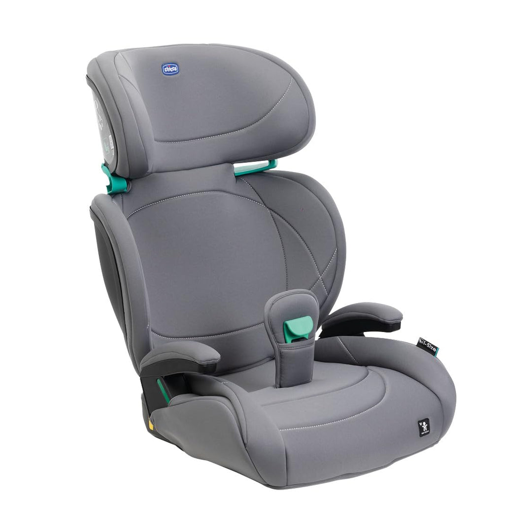Chicco Quizy Lite i-Size, Kinderautositz 3-12 Jahre (100-150 cm), Gewicht 15-36 kg, einfach einzubau