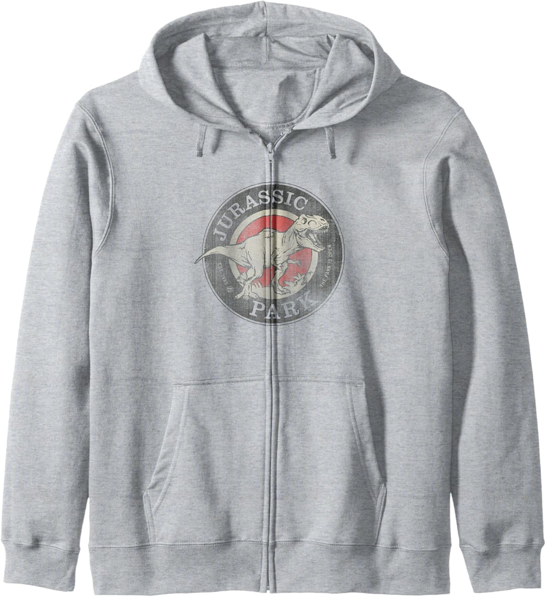 Jurassic Park T-Rex The Park Opens Circle Logo Kapuzenjacke