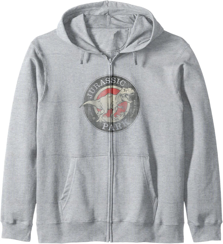 Jurassic Park T-Rex The Park Opens Circle Logo Kapuzenjacke