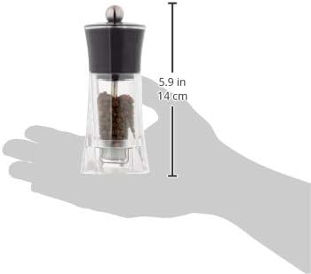 Peugeot 28992 Molene Pfeffermühle, 14 cm, schwarz Pfeffermühle Schwarz, Pfeffermühle Schwarz