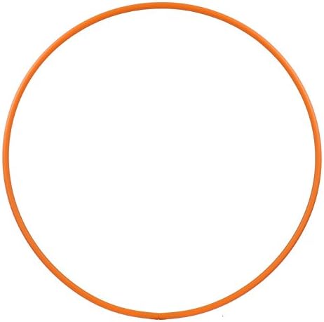 Hoopomania® Hula Hoop Rohling, HDPE-20mm, Ø60/70/80/90/100cm, farbig Orange Ø100cm, Orange Ø100cm