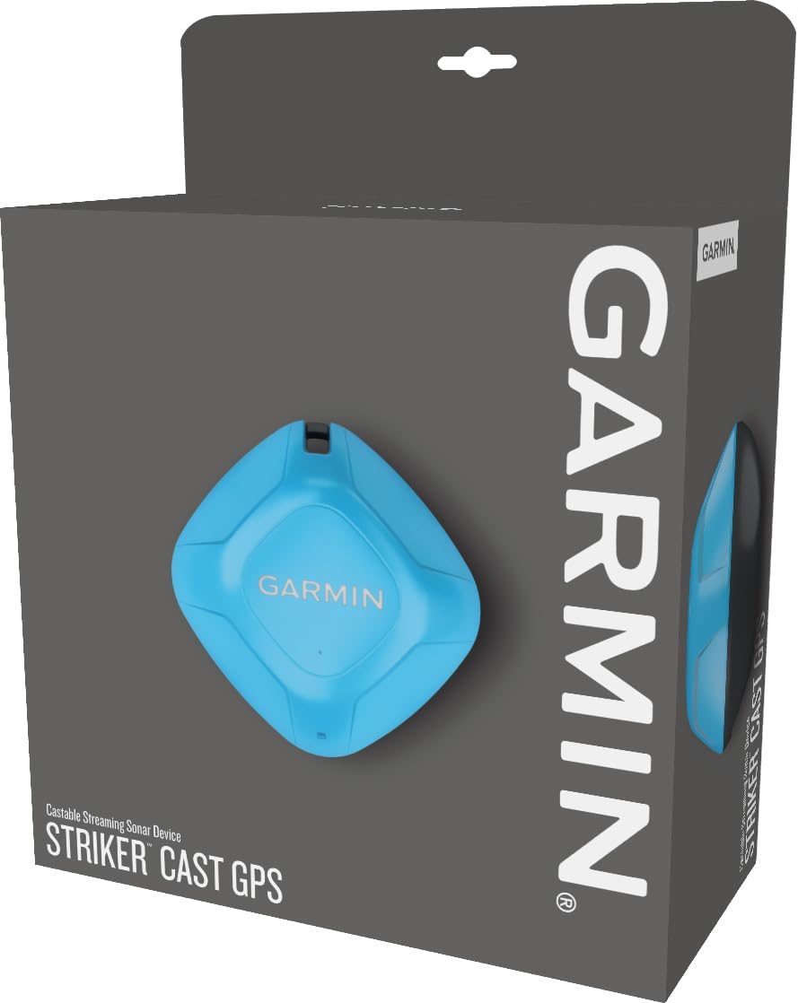 Garmin STRIKER Cast GPS – auswerfbares Echolot für 2D-Echolotbilder von Wasseruntergrundstücken & Fi
