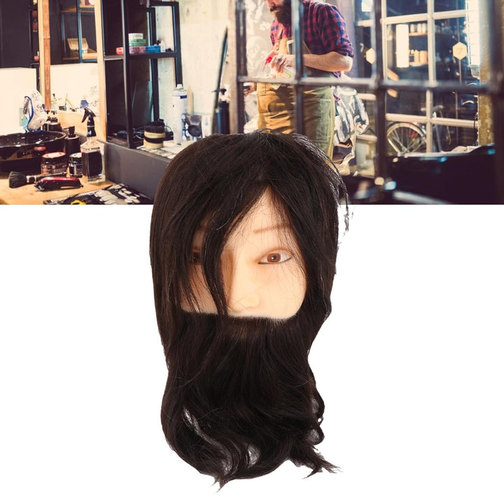 Friseur Mannequin -Kopf Männlich, Friseur Übung Kopf Zum Training 25 Cm Länge Salon Männlicher Manne