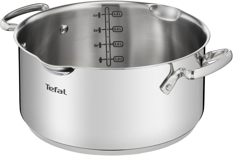 Tefal Duetto+ Kochtopf | Ø 24 cm | Alle Herdarten + induktionsgeeignet | einfache Reinigung in der S