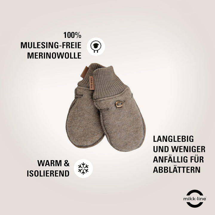 Mikk-line Wollhandschuhe Kinder | Handschuhe Kinder | Handschuhe Wolle Kinder | Wärme Kinder Handsch