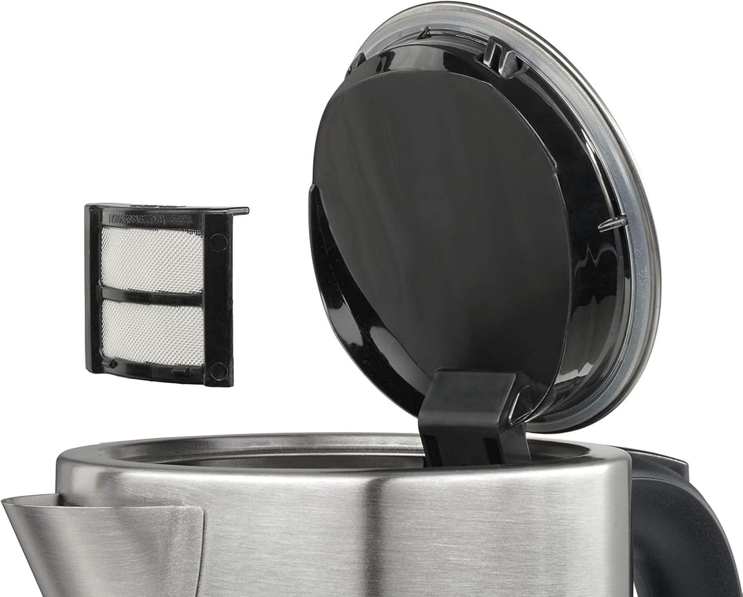 Bosch kabelloser Wasserkocher TWK7S05, Abschaltautomatik, Überhitzungsschutz, Dampfstopp-Automatik,