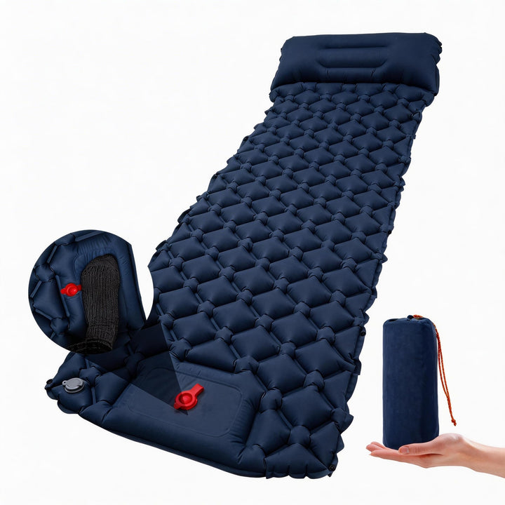 Isomatte Ultraleicht Luftmatratze für Camping – Ultraleichte Matratze mit Packsack Ideal für Trekkin