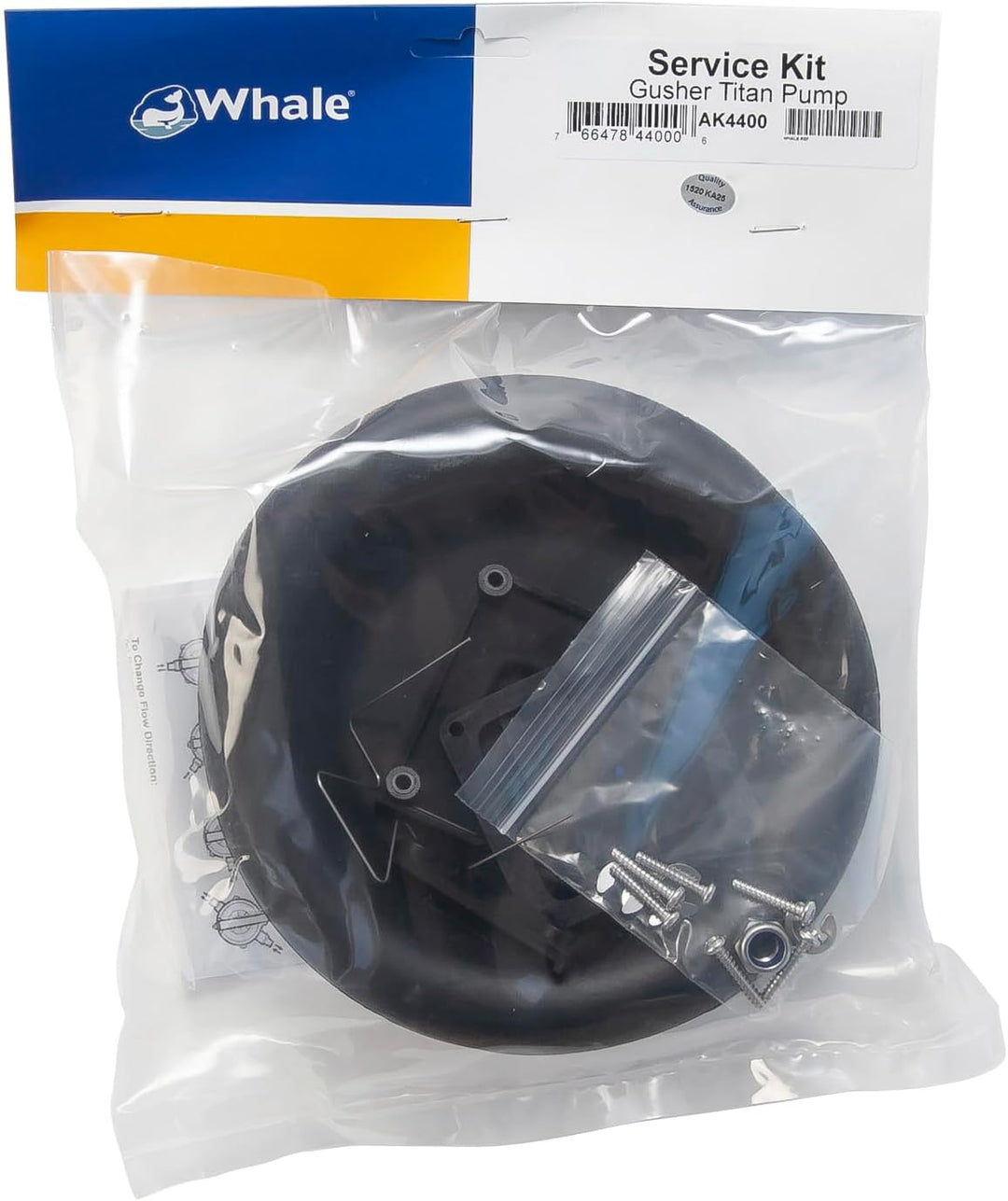 Whale Gusher Titan Manuelle Pumpe Service Kit – Ersatzteile – Neopren/Nitril, Neopren