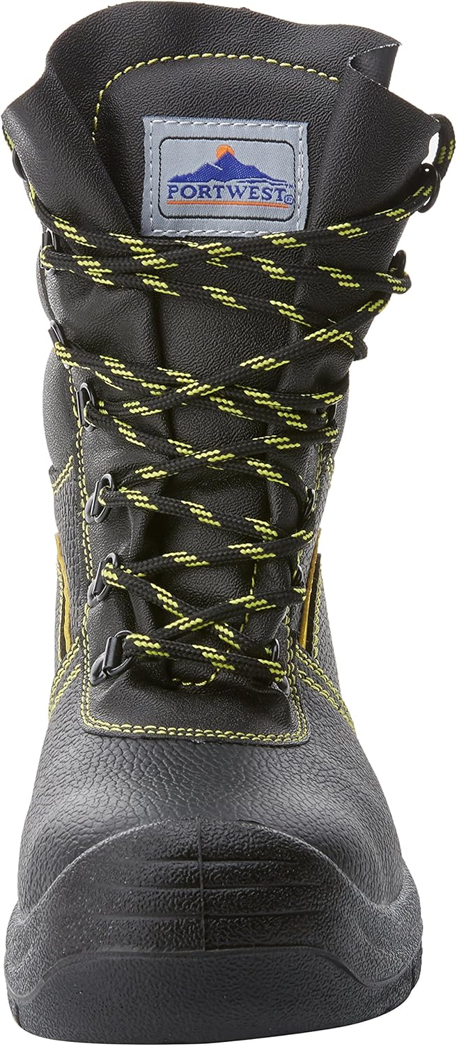 Portwest Steelite Fellgefütterter Sicherheitsstiefel S3 CI, Grösse: 37, Farbe: Schwarz, FW05BKR37 37