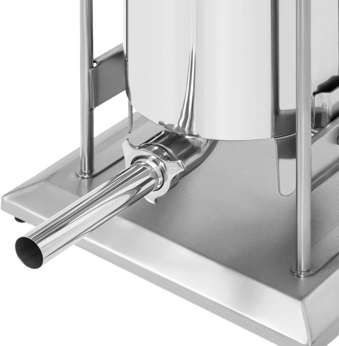 Royal Catering Elektrischer Wurstfüller mit 300 W und 20 l Kapazität über Fusspedal steuerbar Wurstf