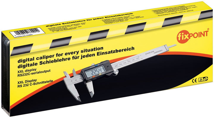 Goobay 77001 Messschieber digital 0 - 150 mm / Elektrische Schieblehre digital 6 Zoll / Für Tiefen-,
