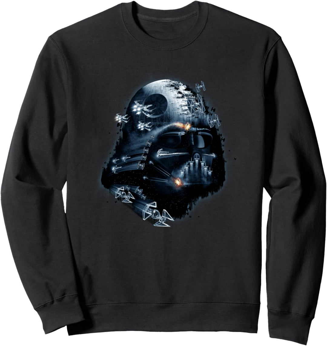 Star Wars Darth Vader Helmet Collage Sweatshirt