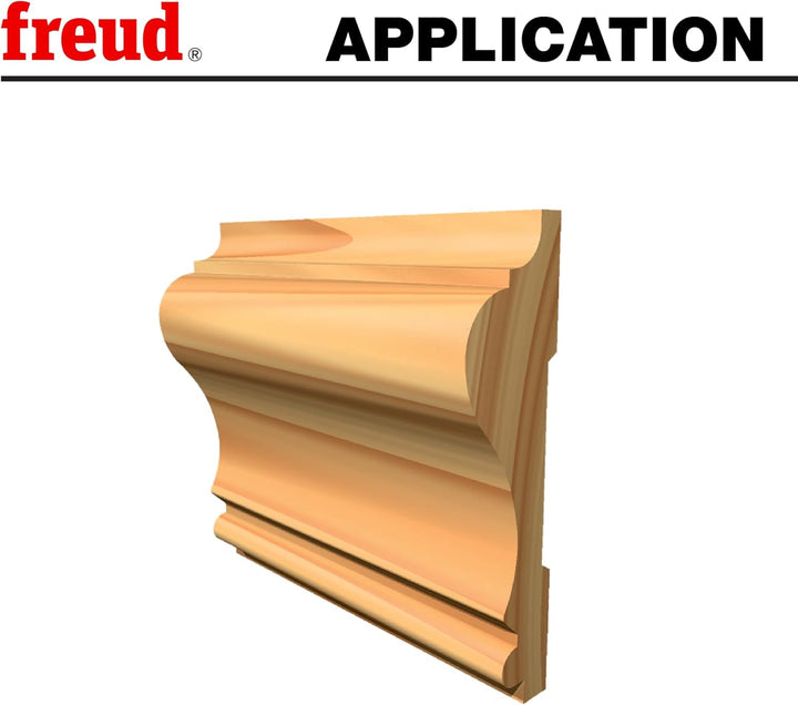 Freud 99–001 1/2 to 1–1/4-Zoll Tür Lip Router Bit mit 1/2 Zoll Schaft, 99-475 Fräsaufsatz für Stuhlb