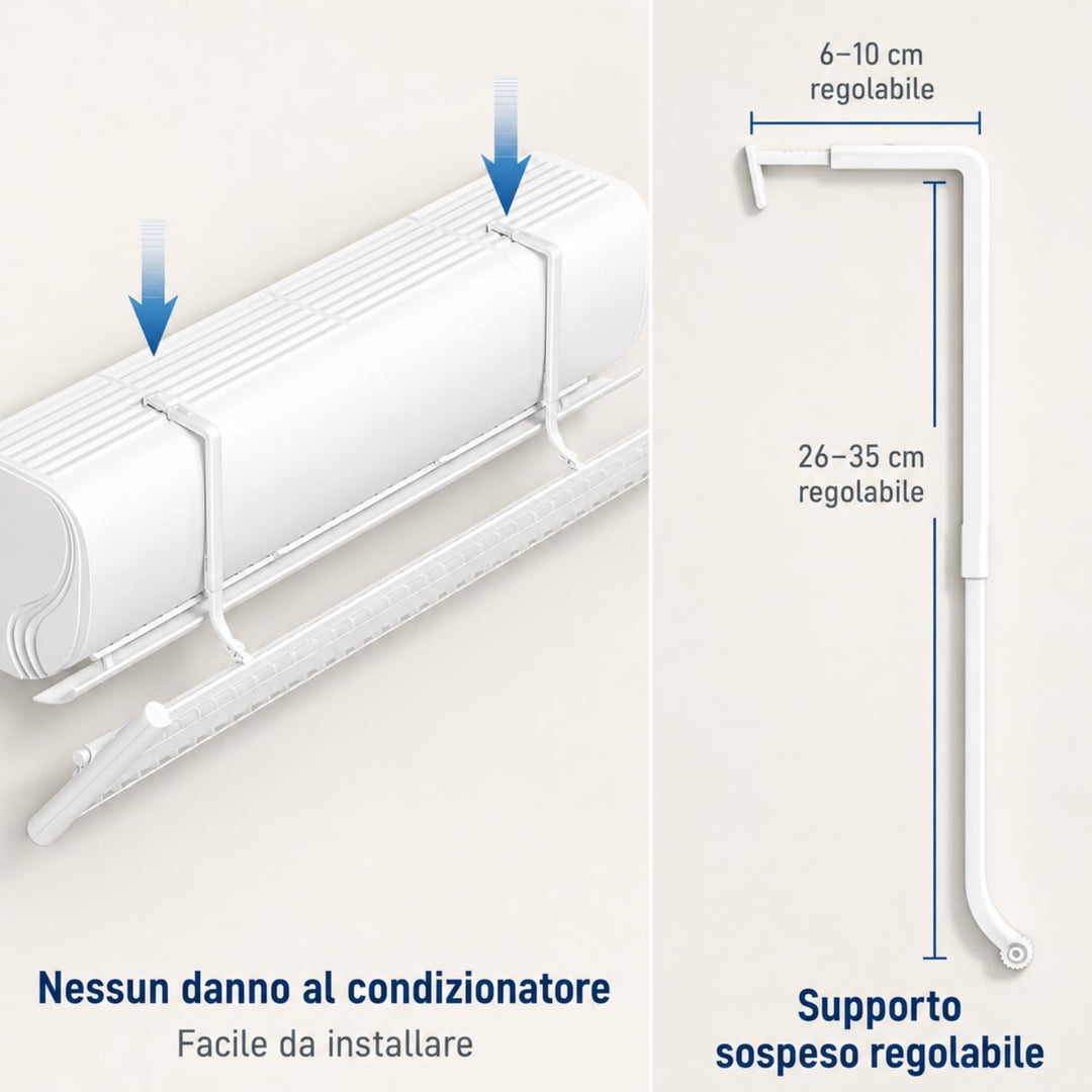 Klimaanlage Windabweiser, Windabweiser Klimaanlage für Klimaanlage 70–100cm, Klimaanlage Luftabweise