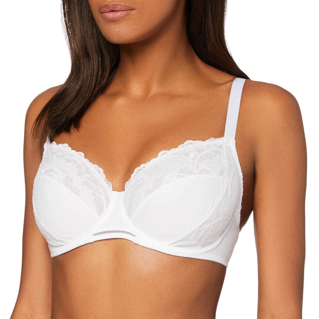 Maison Lejaby Damen Adage BH 65H Weiss, 65H Weiß