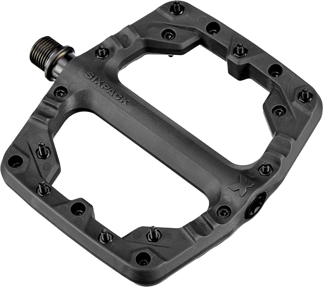 Sixpack Millenium CF Gravity Carbon Flat Fahrrad Pedale schwarz