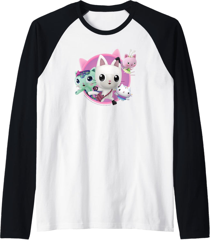 Gabby's Dollhouse Group Cats Raglan